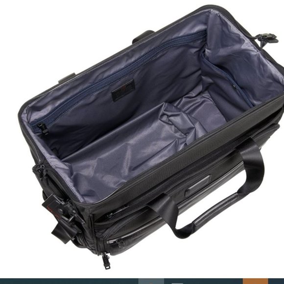 TUMI - Alpha 2 Framed Soft Carry-On Duffel Bag - Picture 4 of 5